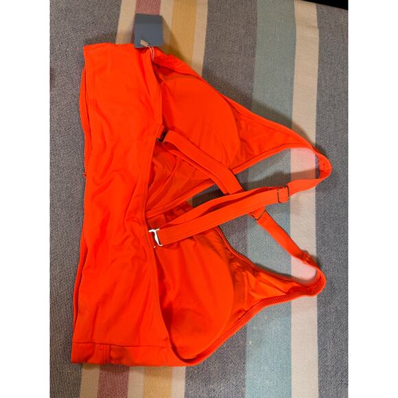 NWT Yonique Neon Orange High-Rise Bikini - Size 16W - Picture 5 of 10